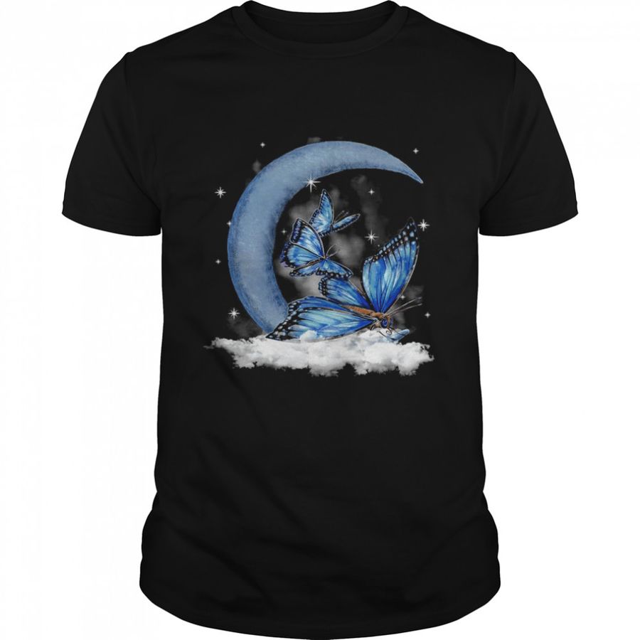 Butterfly Sleeping With Moon T-shirt