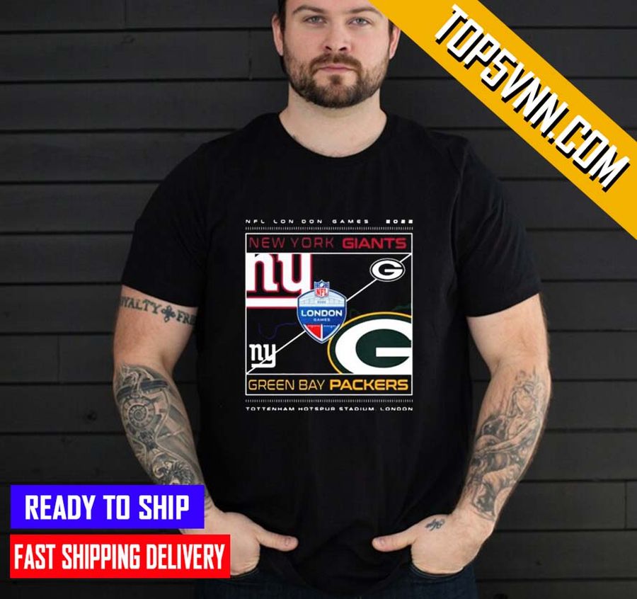 BUY NOW NFL London Games 2022 Green Bay Packers Vs New York Giants Vintage Shirt