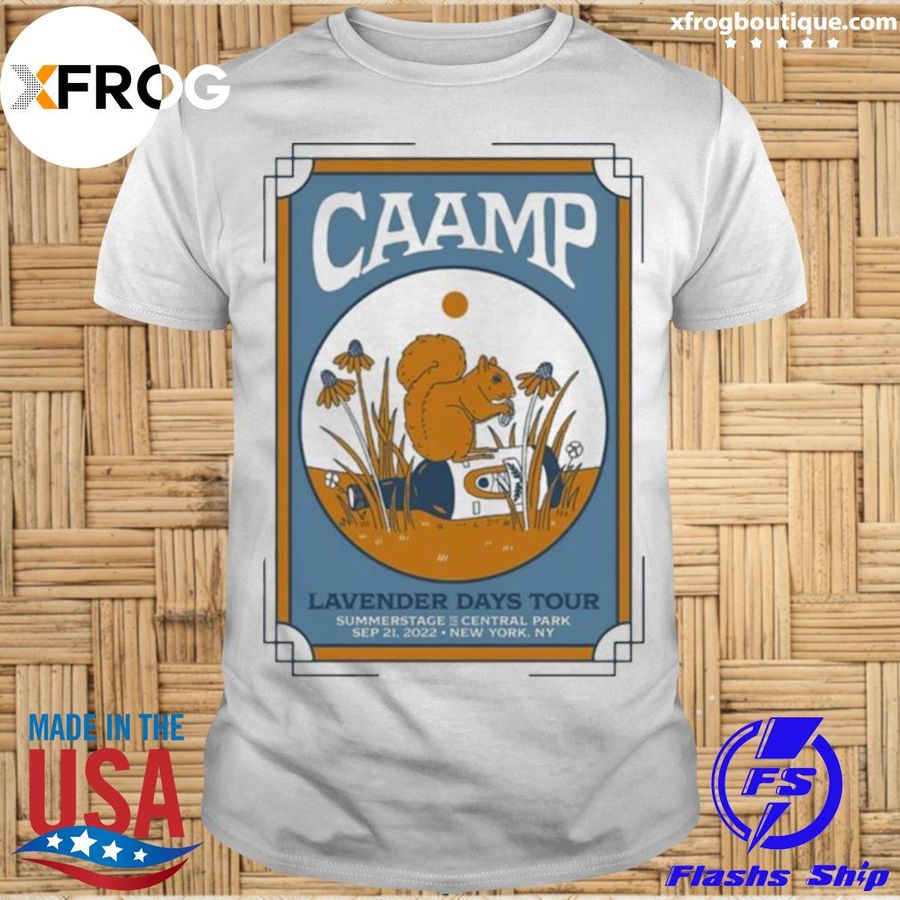 Caamp Lavender Days Tour Sept 21 2022 New York Ny Shirt