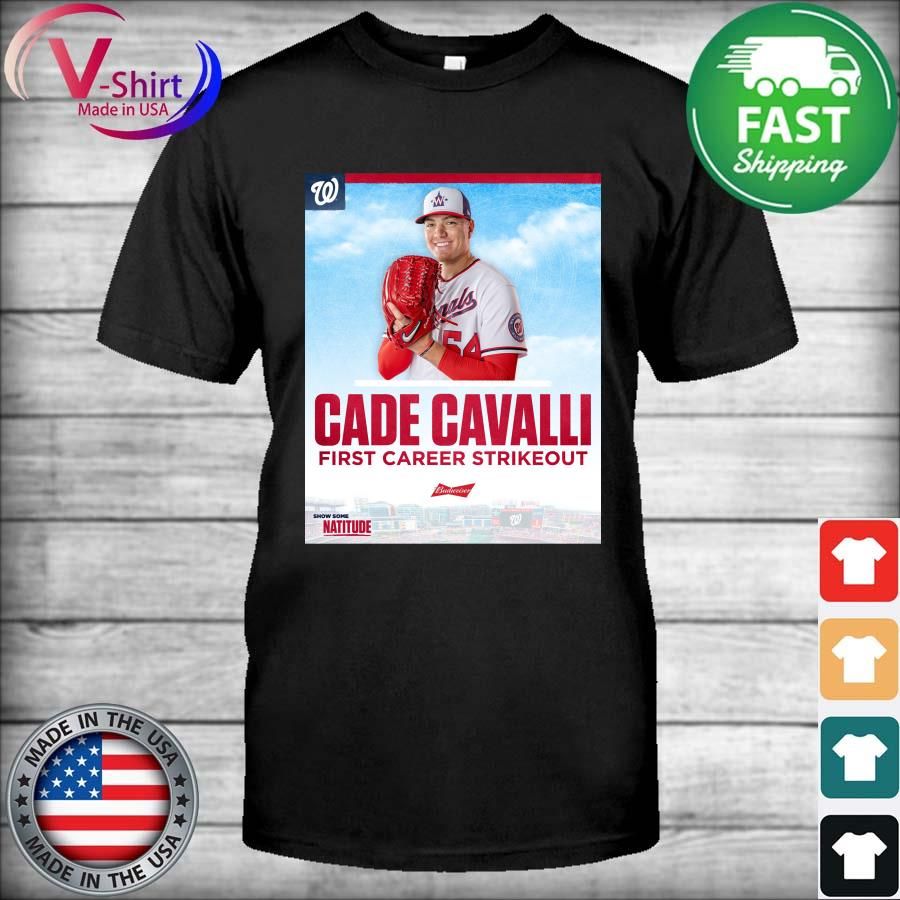 Cade Cavalli first Career Strikeout shirt