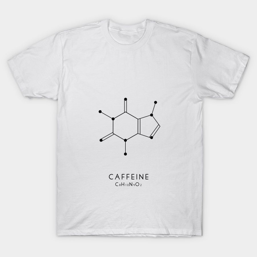 Caffeine Chemical Structure   White T Shirt, Hoodie, Sweatshirt, Long Sleeve
