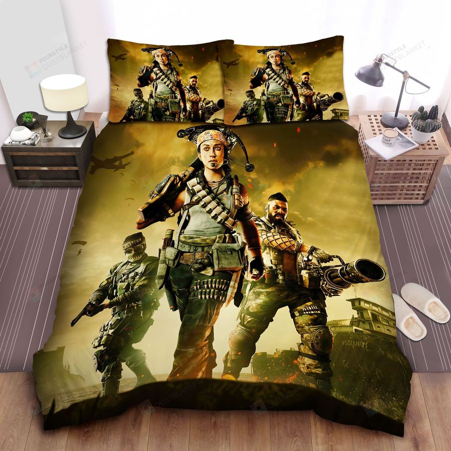 Call Of Duty, Background Of The Game Bed Sheets Spread Comforter Duvet Cover Bedding Sets