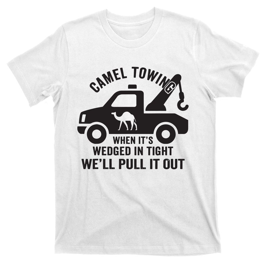 Camel Towing Retro Adult Humor Saying Funny Halloween Gift T-Shirts