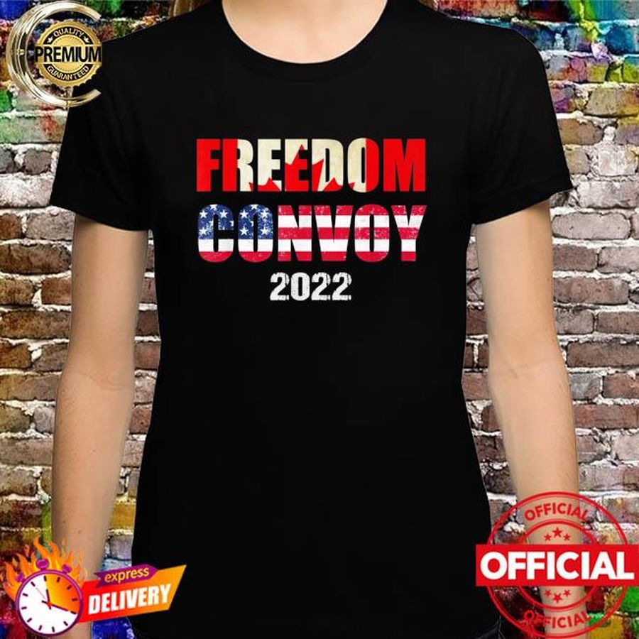 Canada freedom convoy 2022 support canadian truckers shirt