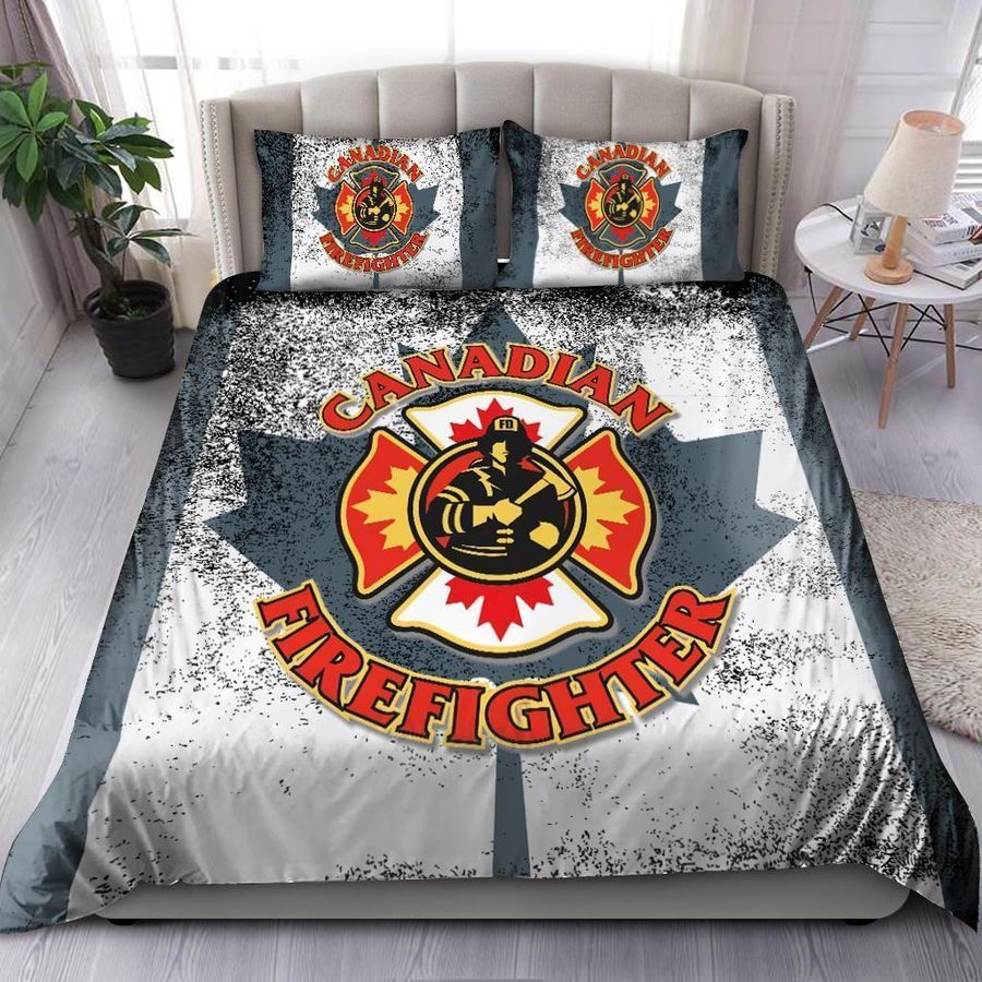 Canadian Firefighter Bedding Set Duvet Cover Set