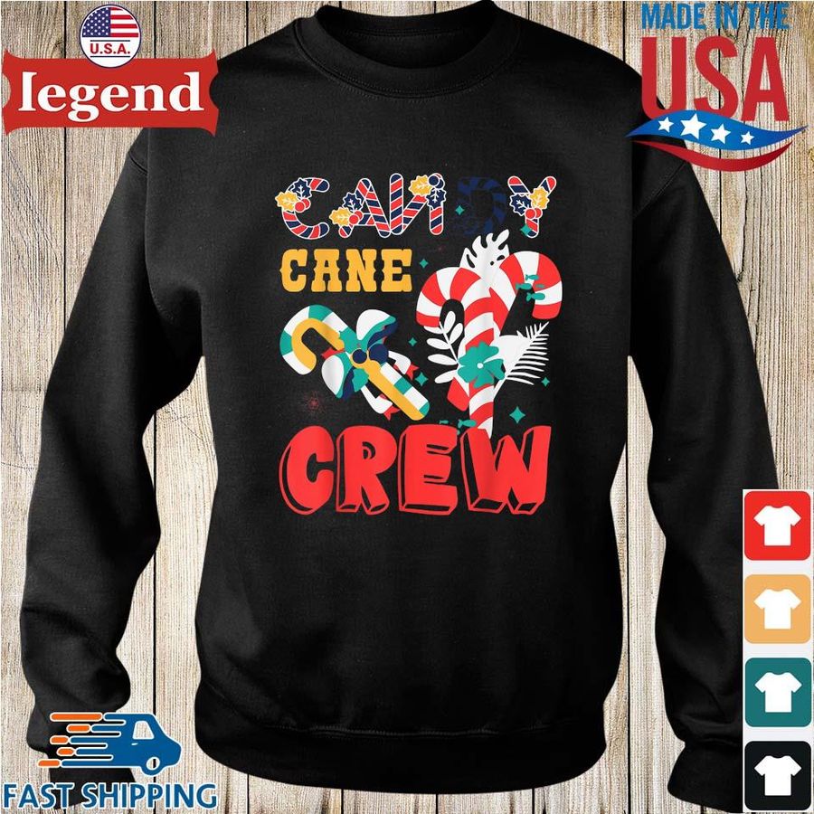 Candy cane crew Christmas sweater