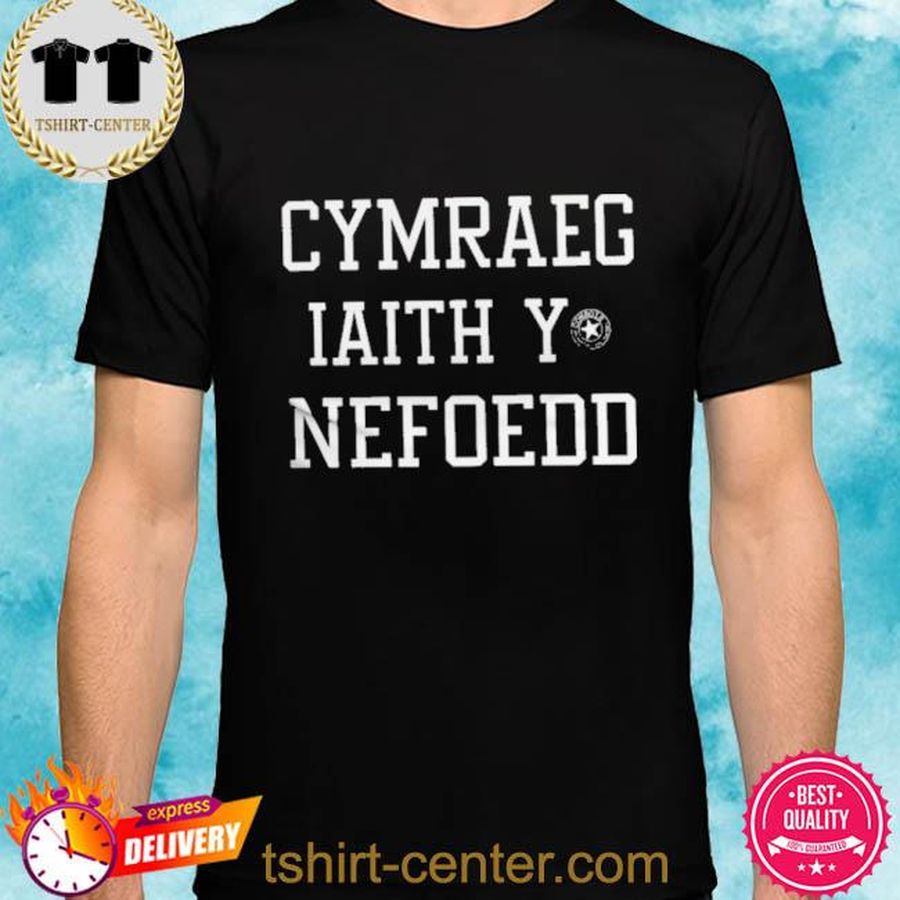 Carol Vorderman Cymraeg Iaith Y Nefoedd Shirt