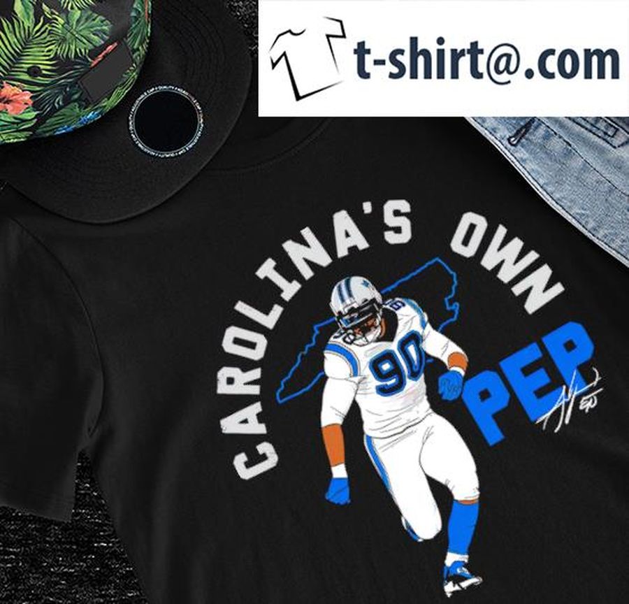 Carolina Panthers Julius Peppers Carolina's own Pep signature shirt