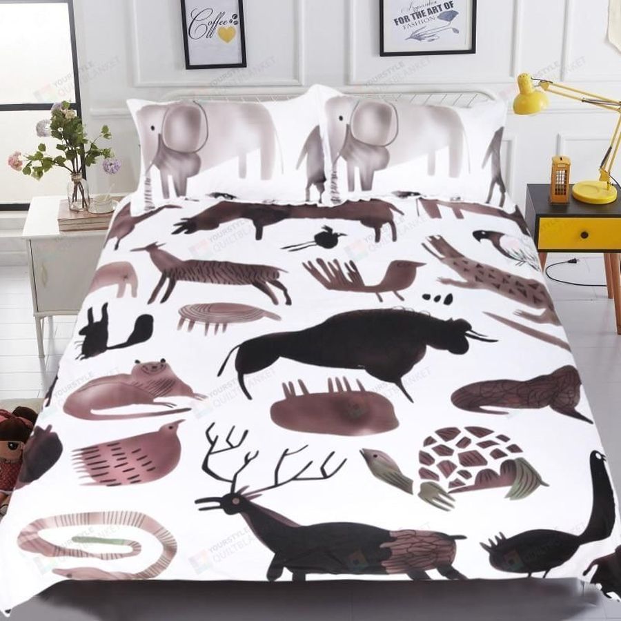 Cartoon Lover Cotton Bed Sheets Spread Comforter Duvet Cover Bedding Sets