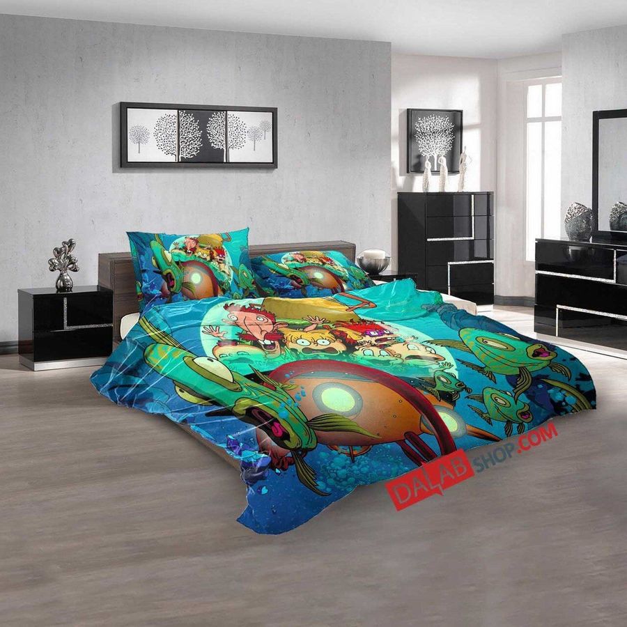 Cartoon Movies Rugrats N 3D Customized Duvet Cover Bedroom Sets Bedding Sets