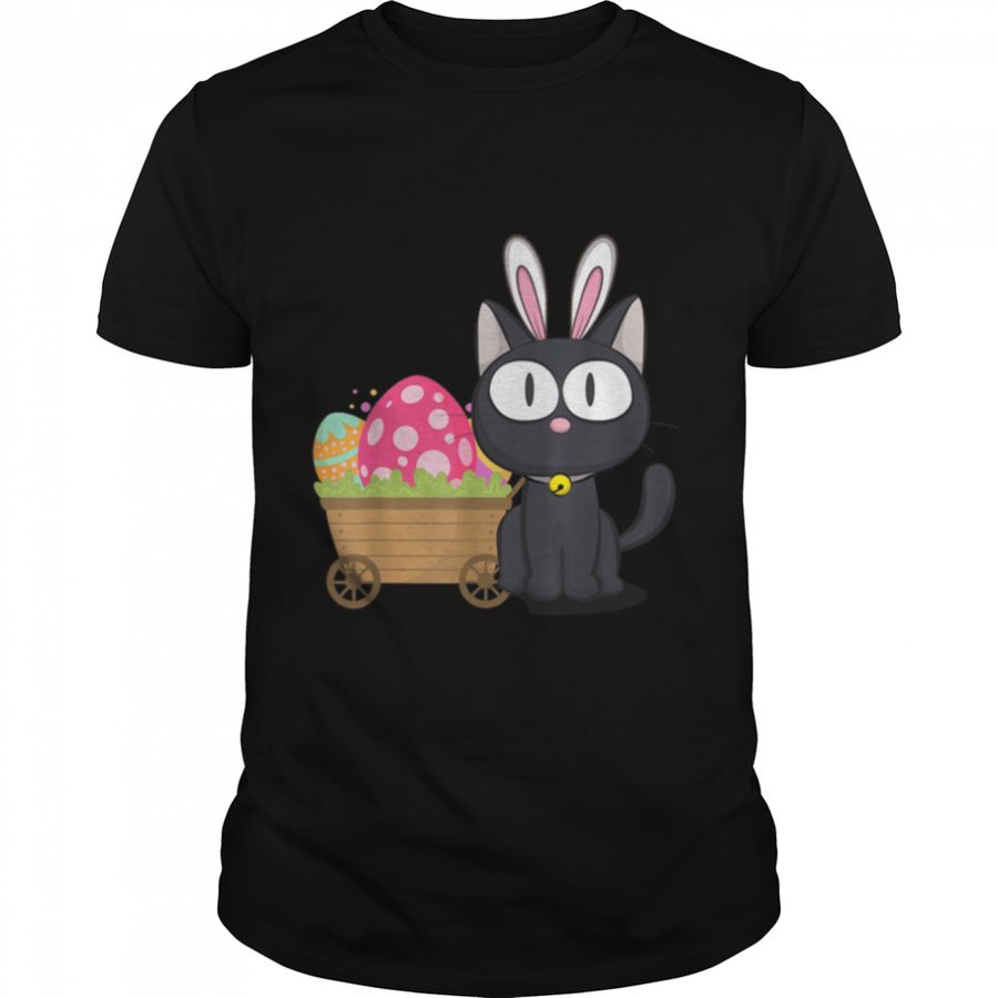 Cat Bunny Eggs Basket Easter Pet Lover T-Shirt B09w92k66d, Tshirt, Hoodie, Sweatshirt, Long Sleeve, Youth, Personalized shirt, funny shirts