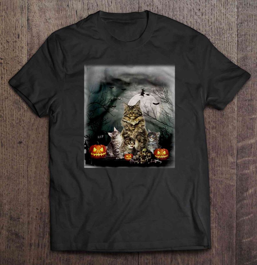 Cat Family Halloween Gift TShirt