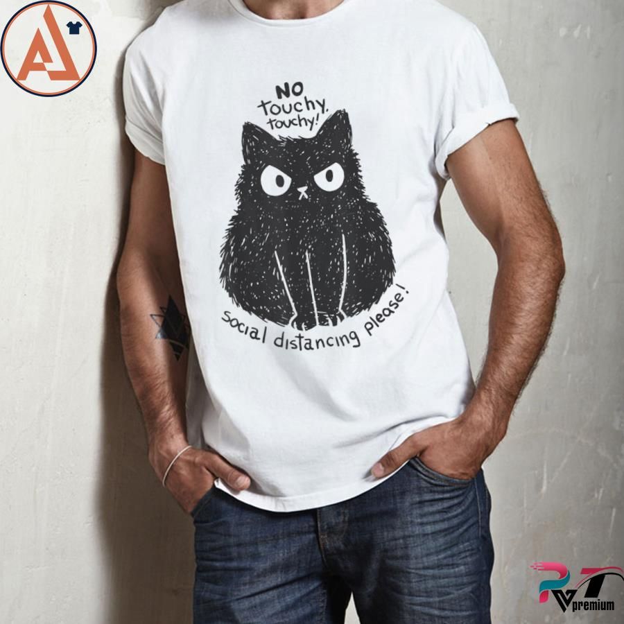 Cat Lover Black Cat No Touching Shirt