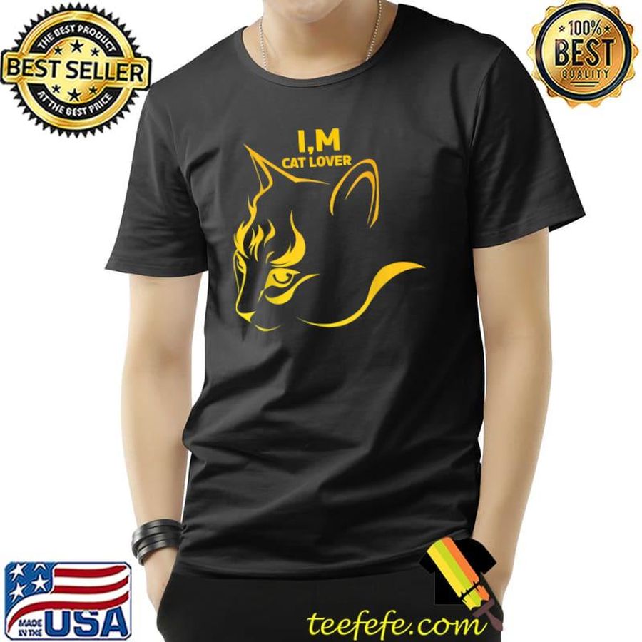 Cat tee gold color T-Shirt