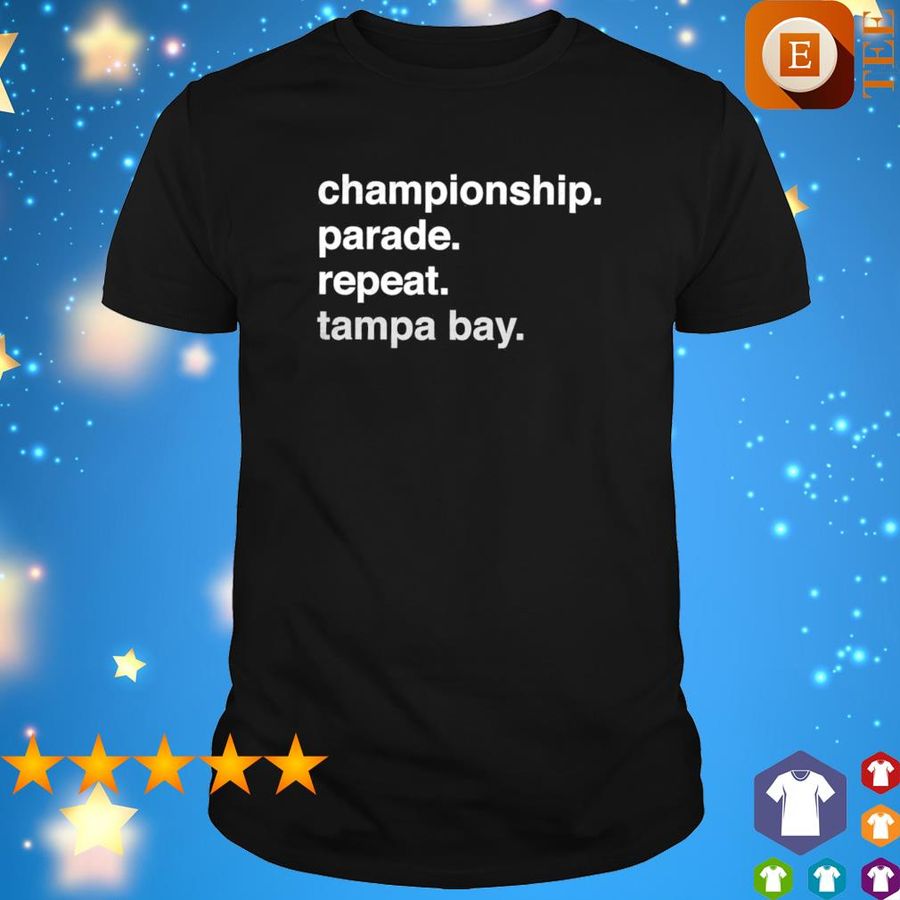 Champions Parade Repeat Tampa Bay Shirt
