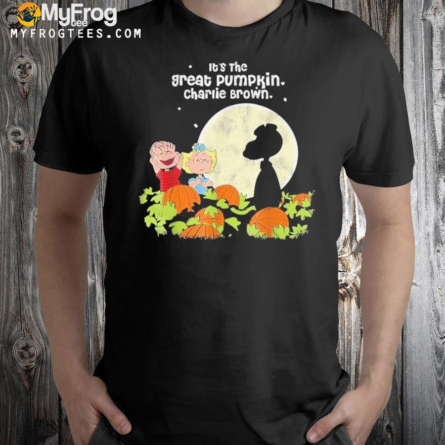 Charlie brown halloween it's the great pumpkin Charlie brown and friends shirt