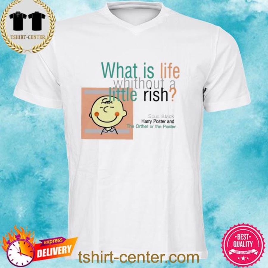 Charlie Brown What Is Life Without A Little Risk Shirt