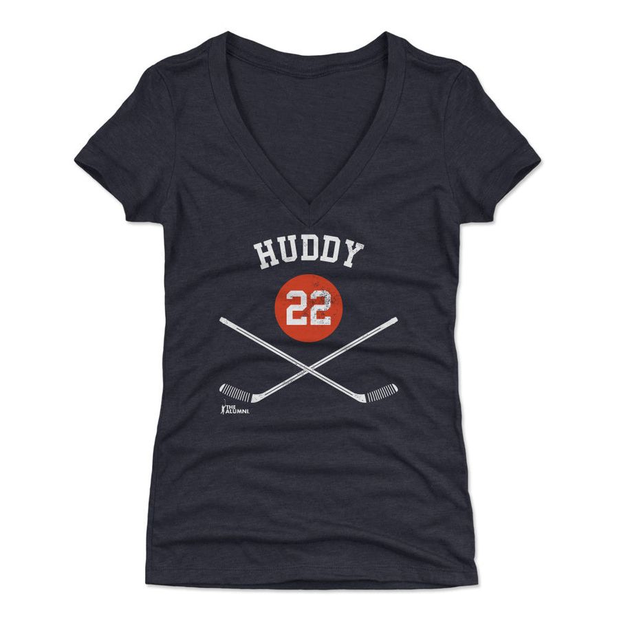 Charlie Huddy Edmonton 22 Sticks WHT - Edmonton Oilers _1t-shirt sweatshirt hoodie Long Sleeve shirt