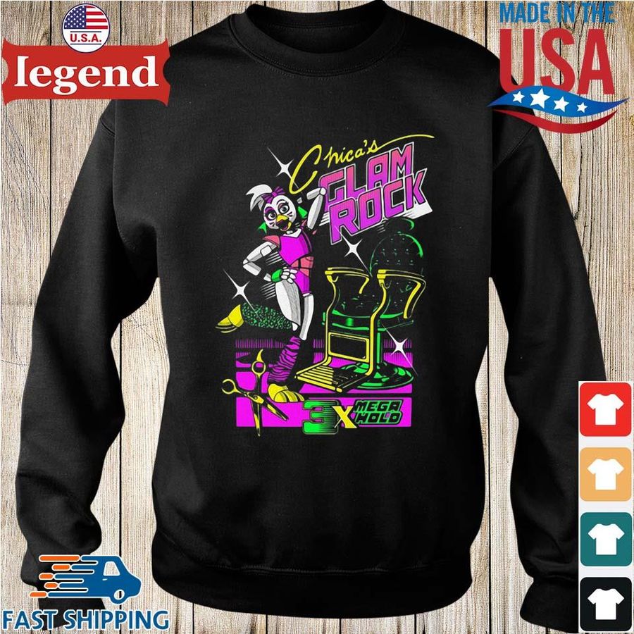 Chica's glam rock 3x mega hold shirt