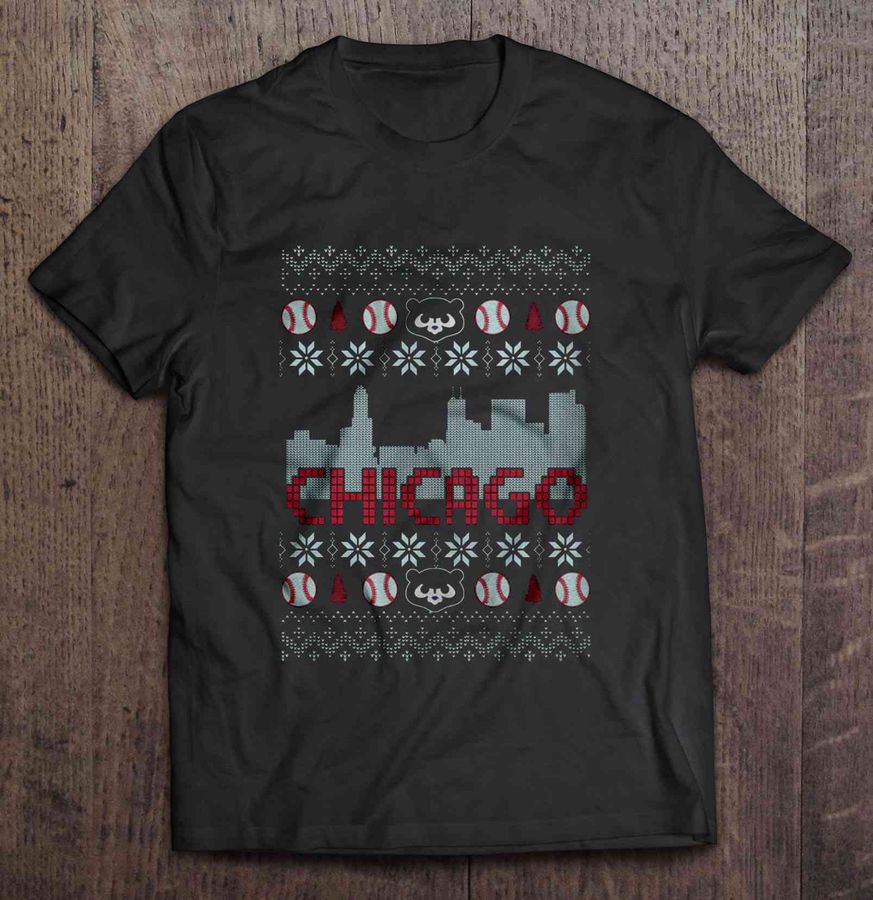 Chicago Cubs Christmas T Shirt