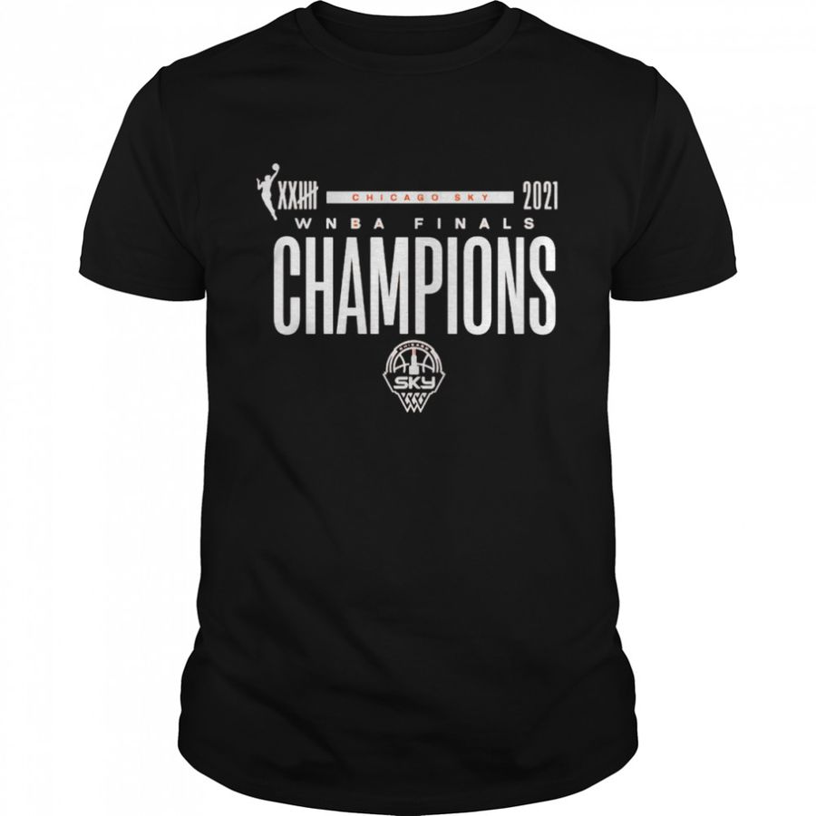 Chicago Sky Fanatics Branded 2021 WNBA Finals Champions T-Shirt