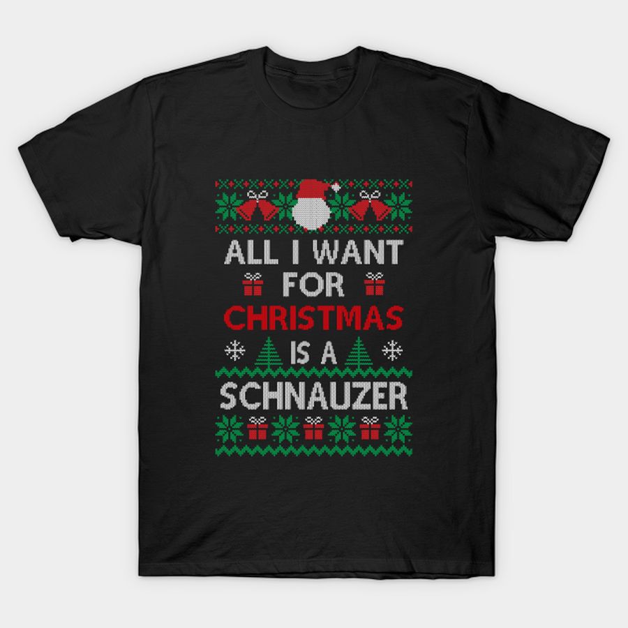 Christmas Schnauzer Dog T Shirt, Hoodie, Sweatshirt, Long Sleeve