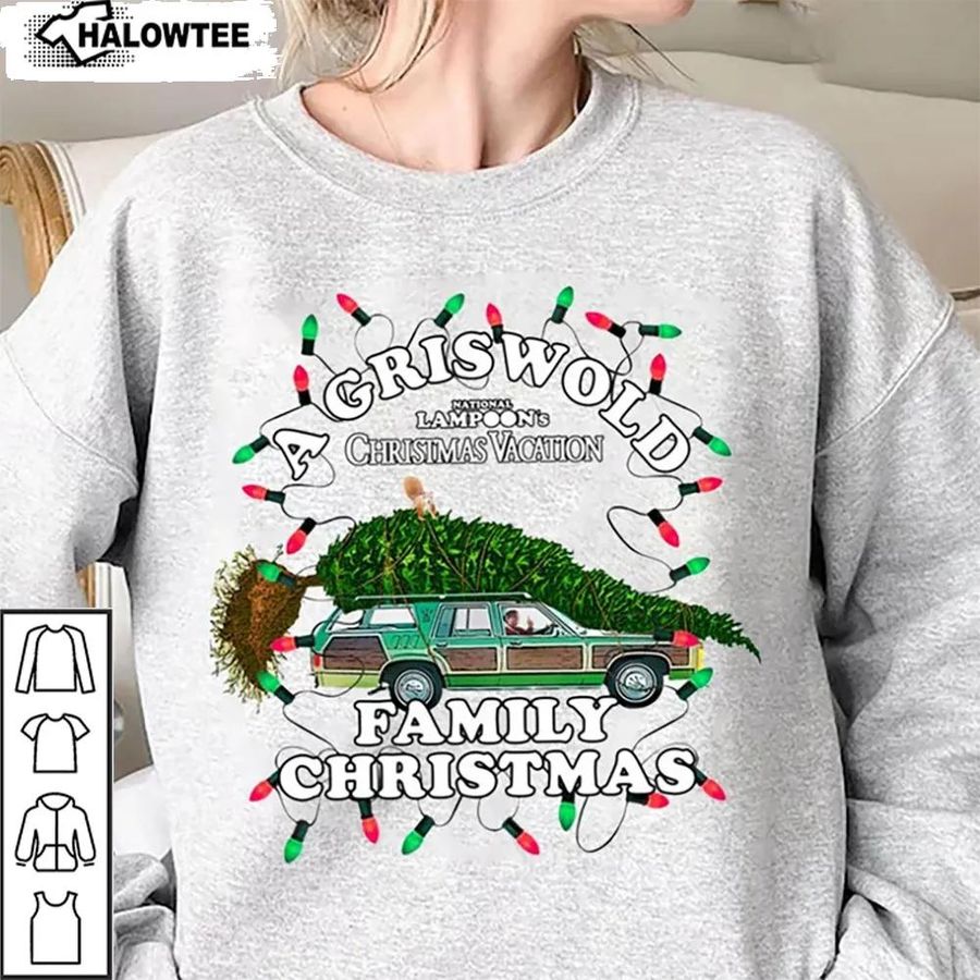 Christmas Tree Farm Sweatshirt The Tree Car National Lampoon’S Christmas