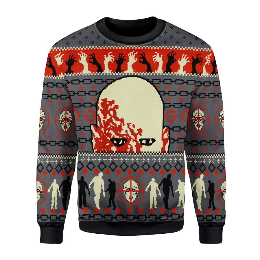 Christmas Unisex Sweater 3D Dawn The Dead Apparel