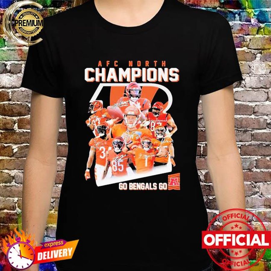 Cincinnati Bengals 2022 Champion AFC North Division Tee shirt