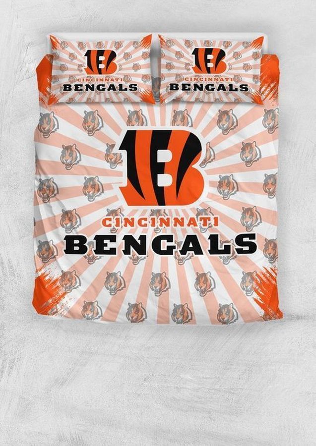 Cincinnati Bengals quilt bedding set