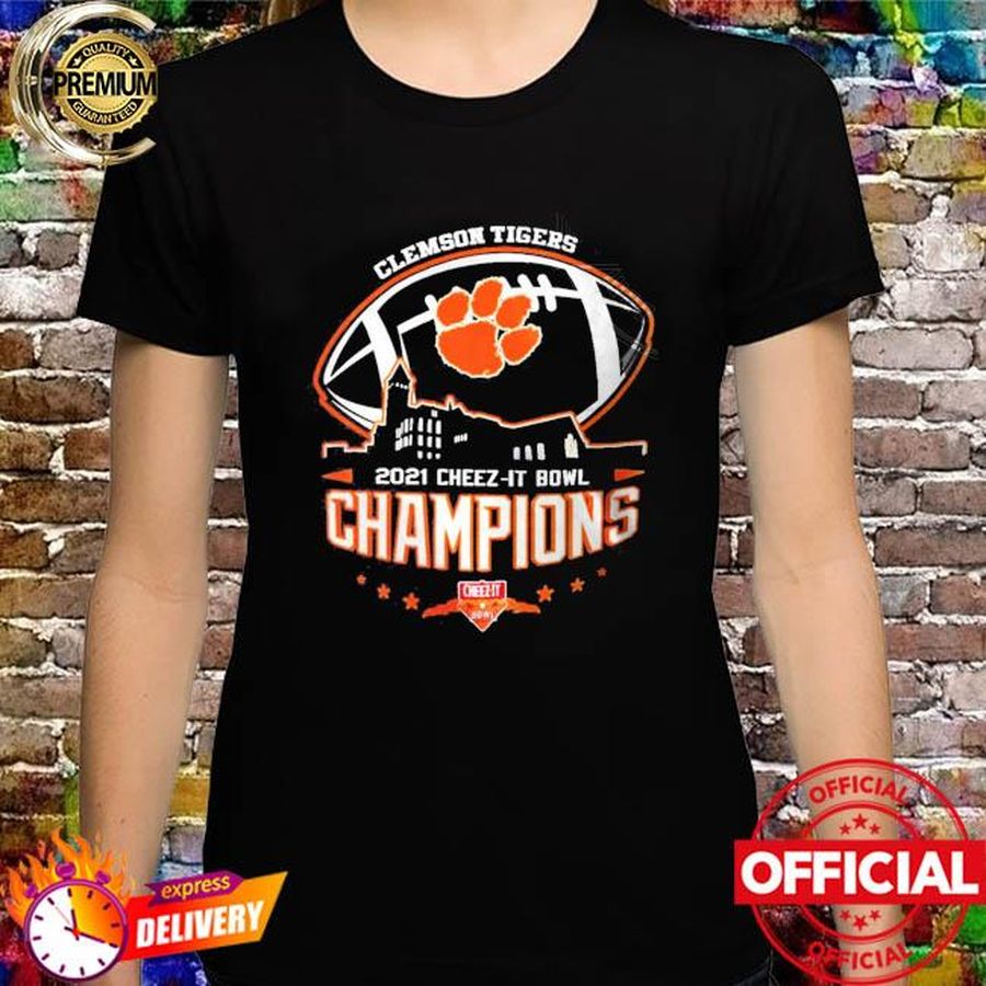Clemson Tigers Champions 2021 2022 Cheez-It Bowl Shirt