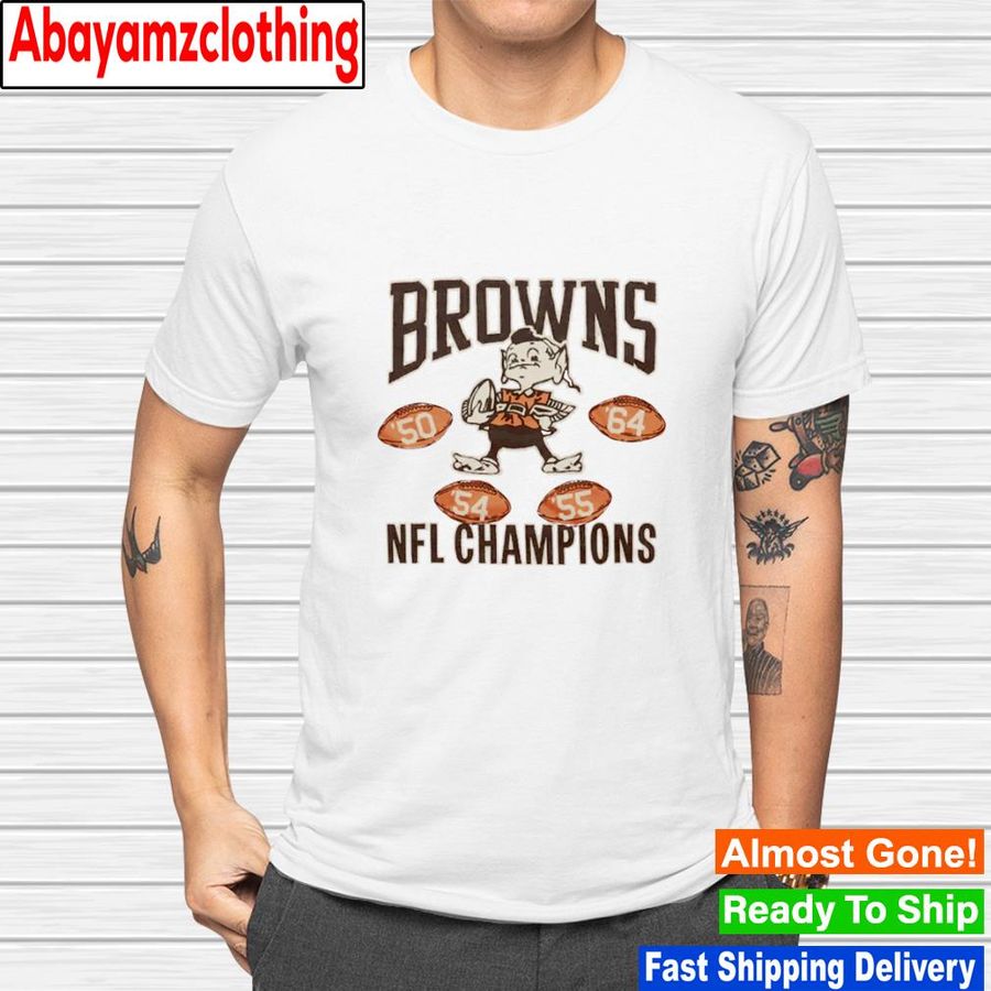 Cleveland Browns 4 Time NFL Champions shirt
