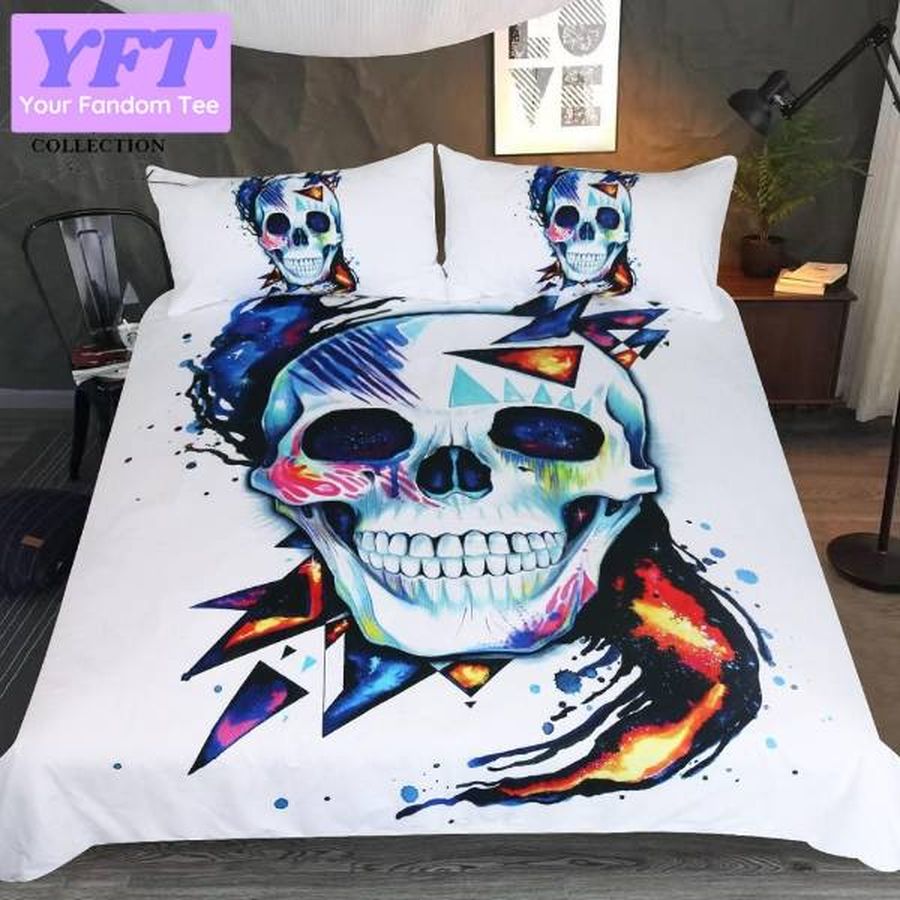 Cold Art Skull 3D Bedding Set