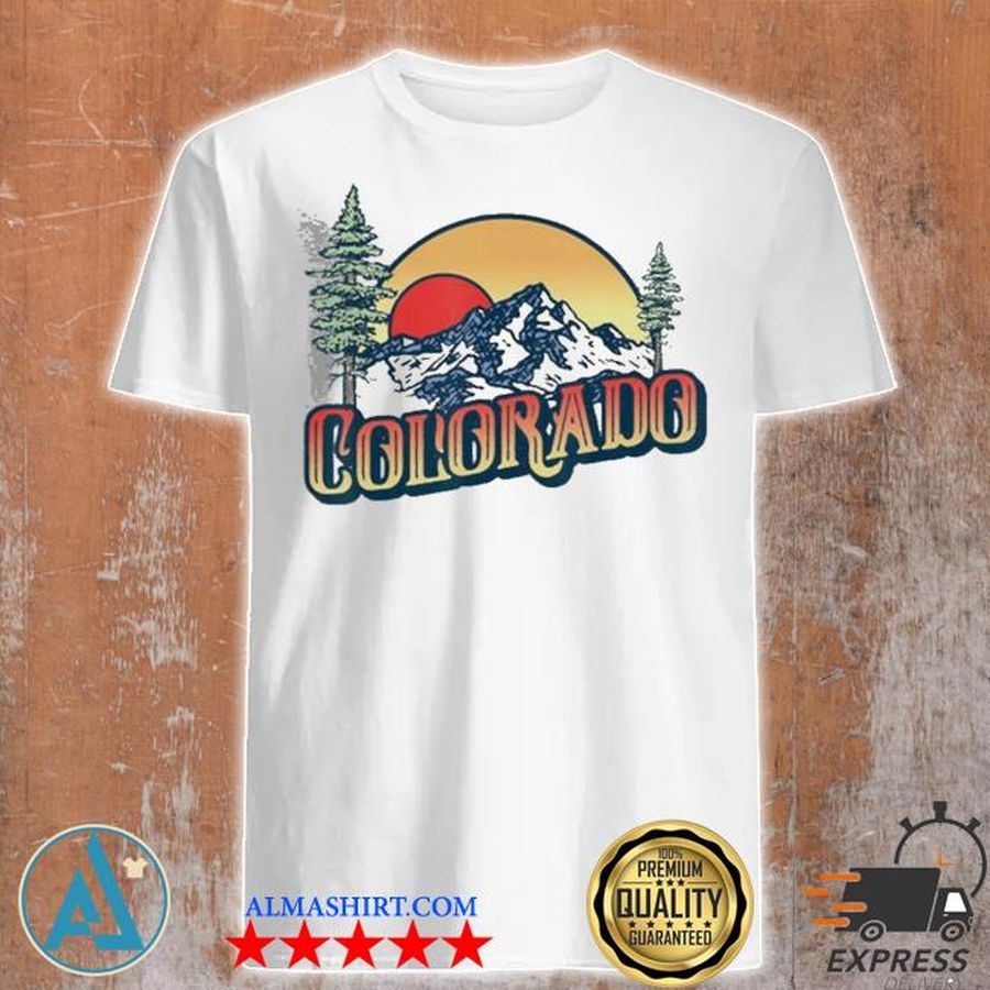 Colorado vintage mountains eighties graphic shirt