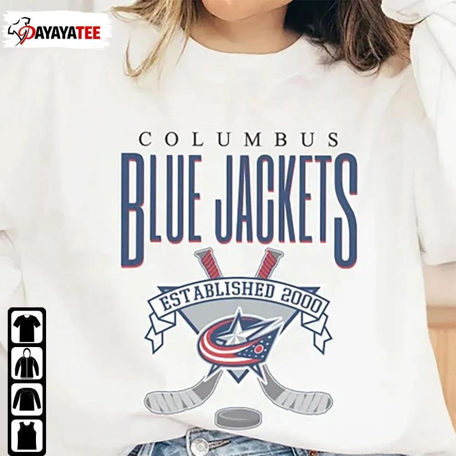 Columbus Blue Jackets Hockey Team Sweatshirt Columbus Hockey Gift