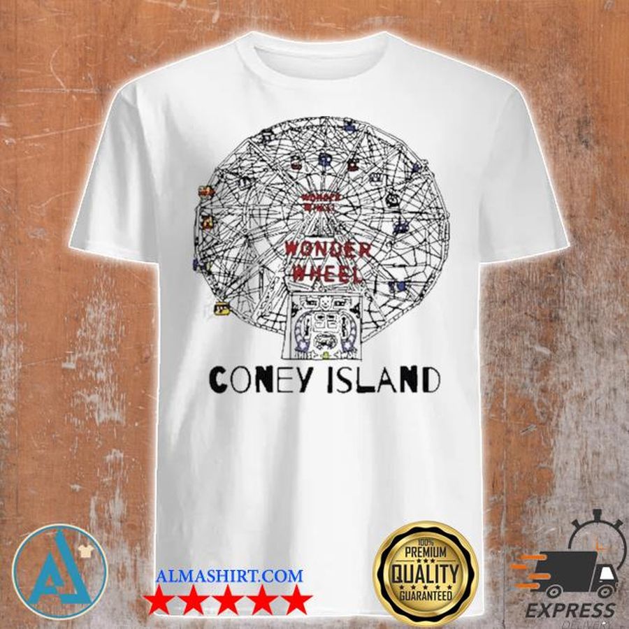 Coney island brooklyn new york city ferris wheel shirt