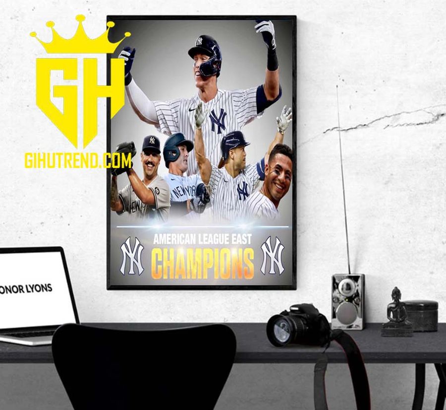 Congratulations New York Yankees Champion American League East 2022 Poster Canvas