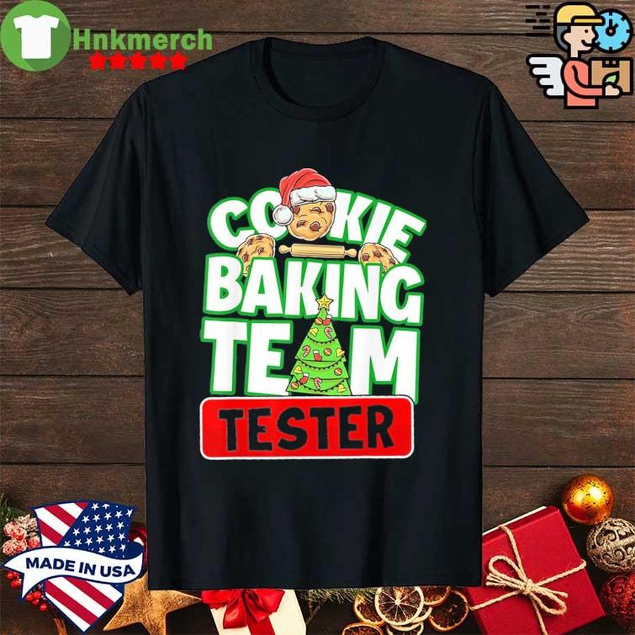 Cookie Baking Crew Christmas Team Tester Shirt