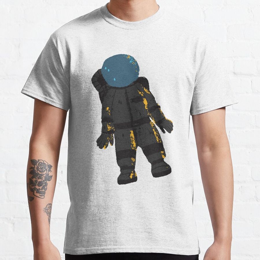 Cool Helmet Astronaut Black Classic T-Shirt
