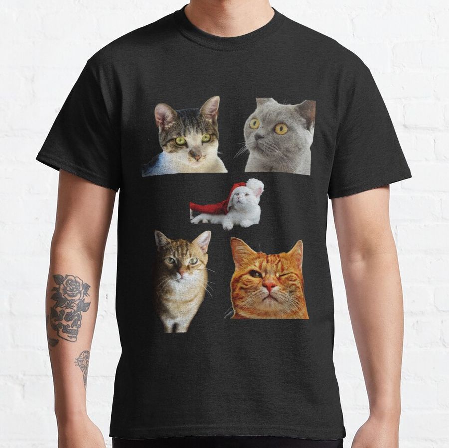 Cool Kitties Sticker Pack Classic T-Shirt
