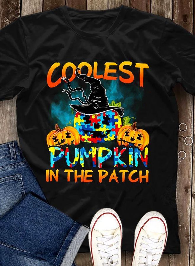 Coolest Pumpkin In The Patch Autism Shirt
