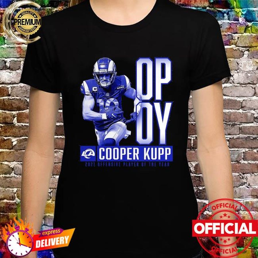Cooper Kupp Los Angeles Rams NFL 2021 Offensive Player of the Year T-Shirt