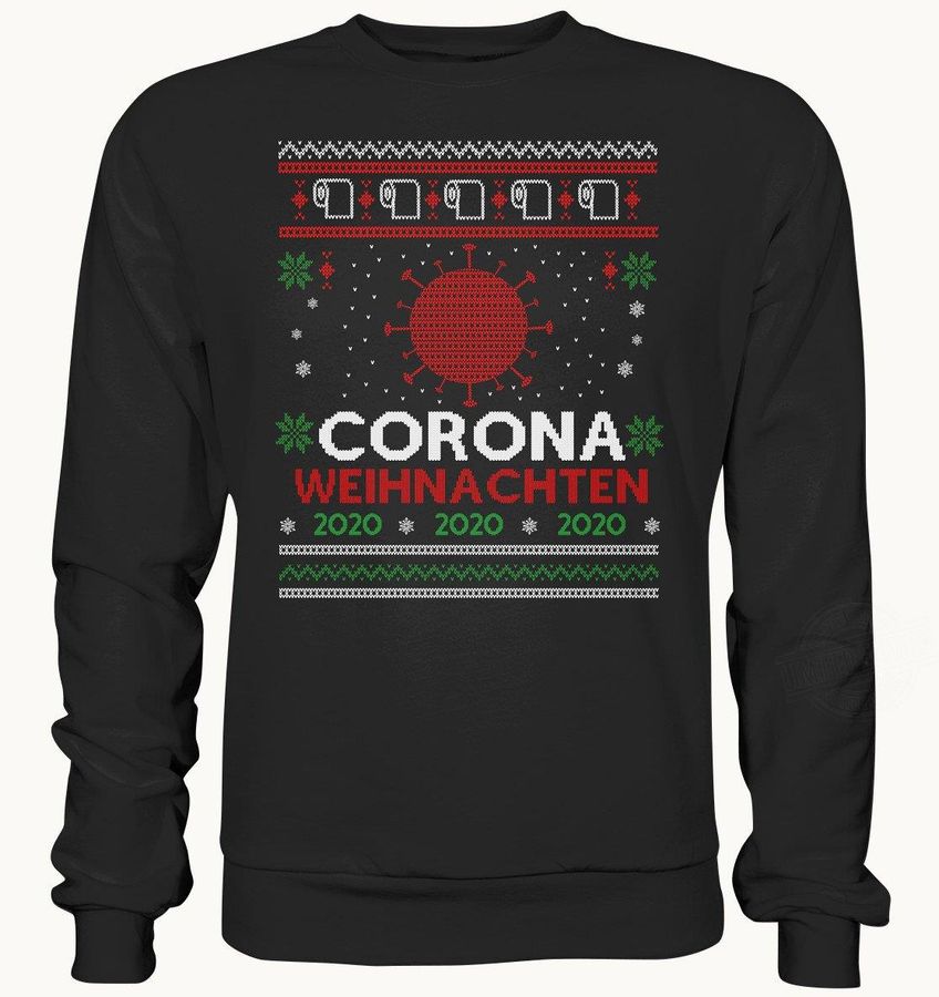 Corona Weihnachten X-Mas Ugly Shirt