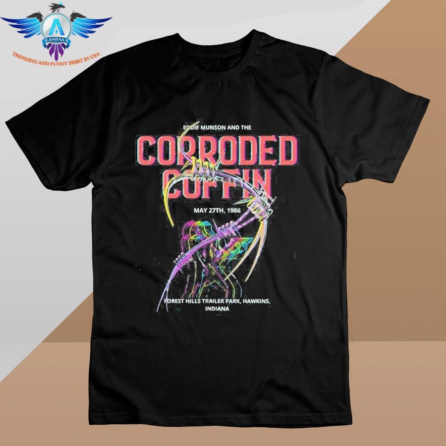 Corroded Coffin Band Stanger Things 4 Lover Shirt