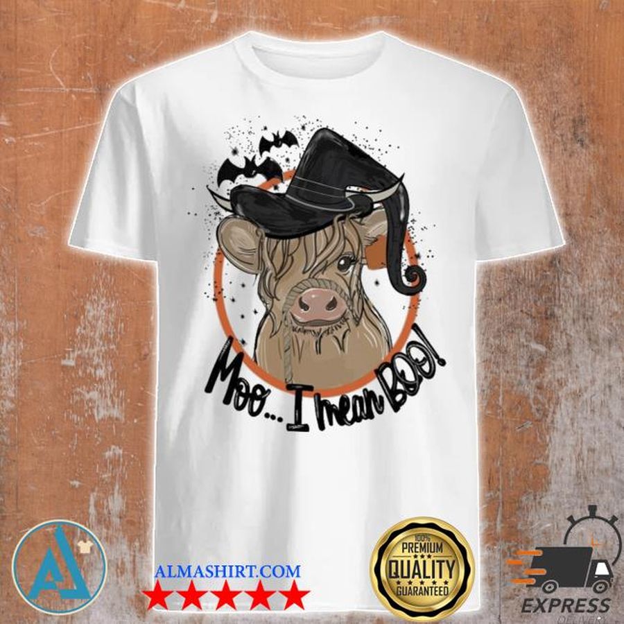 Cow Moo I Mean Boo Funny Shirt