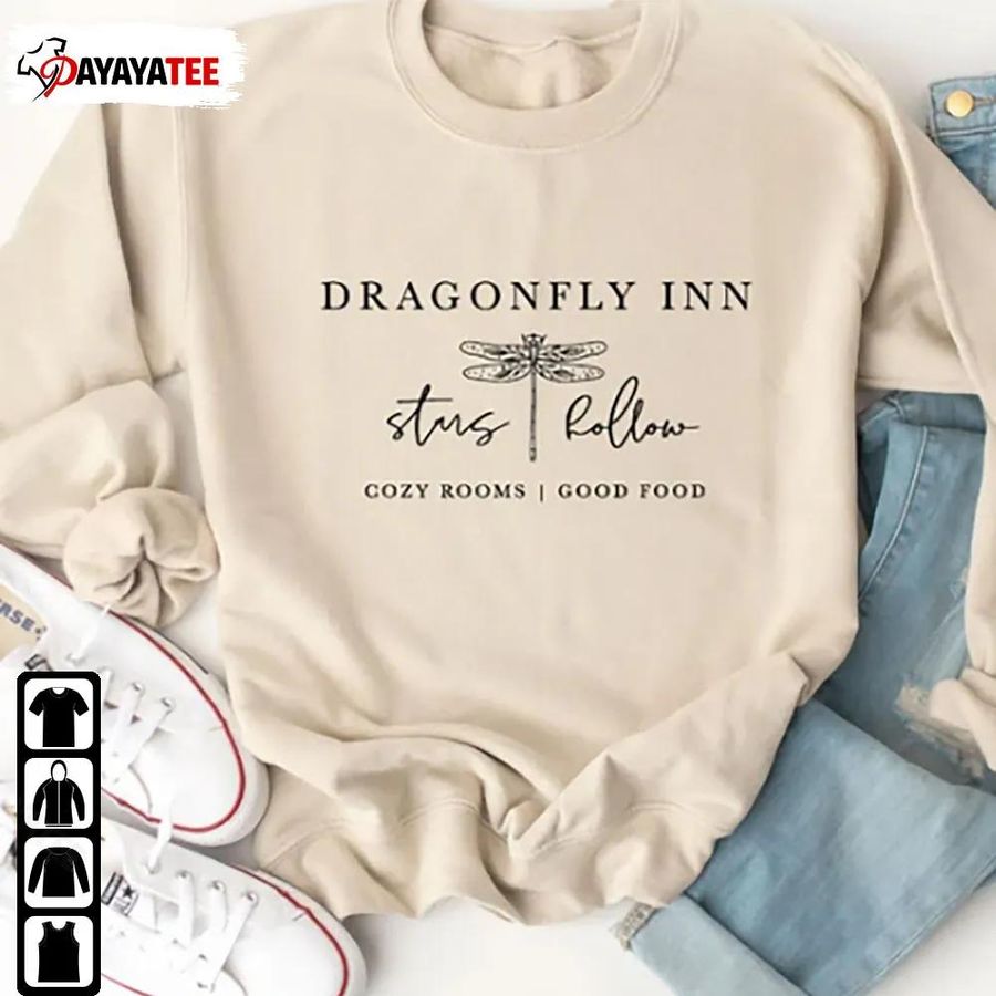 Cozy Room Dragonfly Inn Stars Hollow Sweatshirt Gift For Gilmore Girls Fans