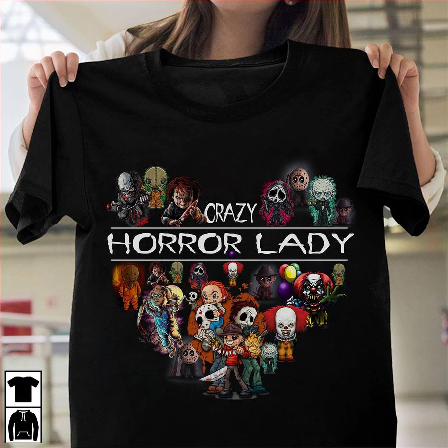 Crazy Horror Lady Shirt
