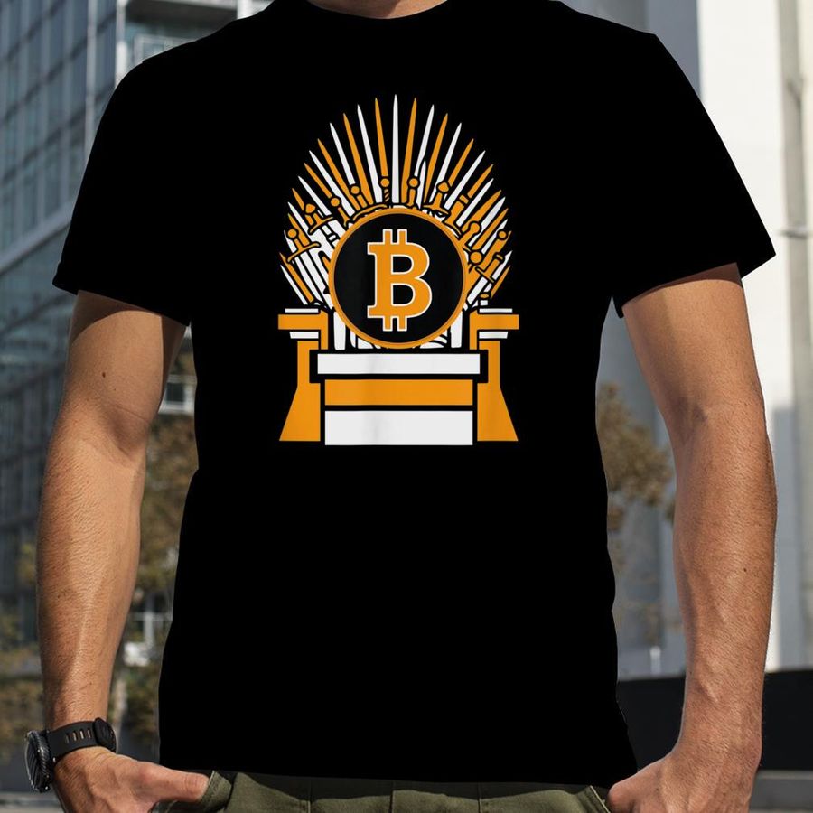 Crypto Throne Cryptocurrency Bitcoin Ethereum Litecoin T Shirt