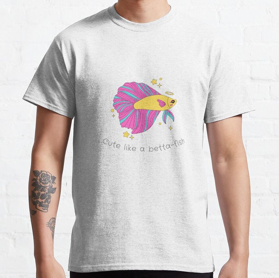 cute betta fish Classic T-Shirt