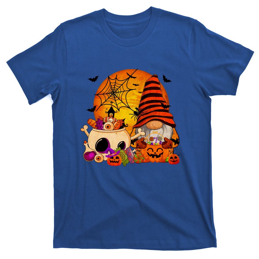 Cute Pumpkin Gnome Witch Halloween Costume T-Shirts